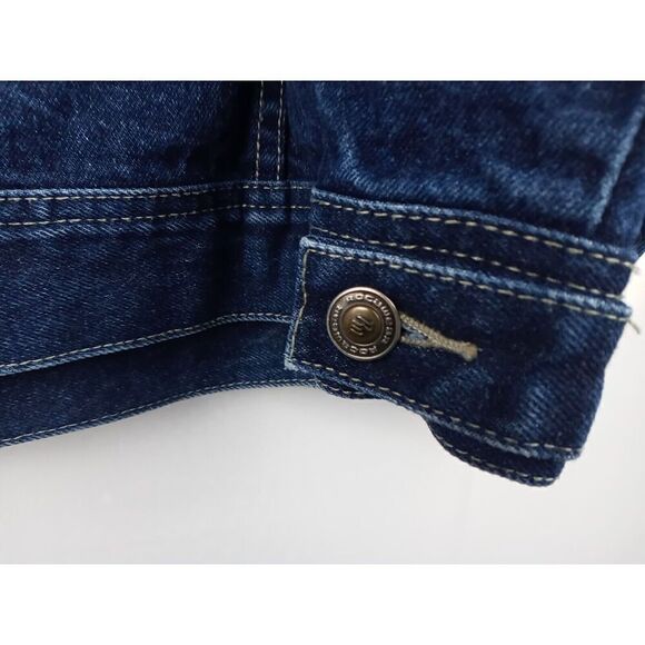 Rocawear Denim  Dungaree Jacket Men's Sz XL Y2K Vintage Great Preowned Condition - Picture 12 of 16